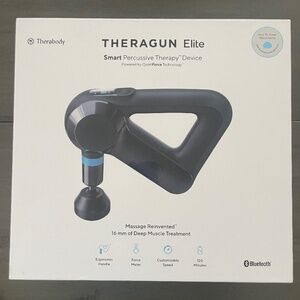 Theragun Elite Therapy Device, Black w. FREE sleeve of balls
